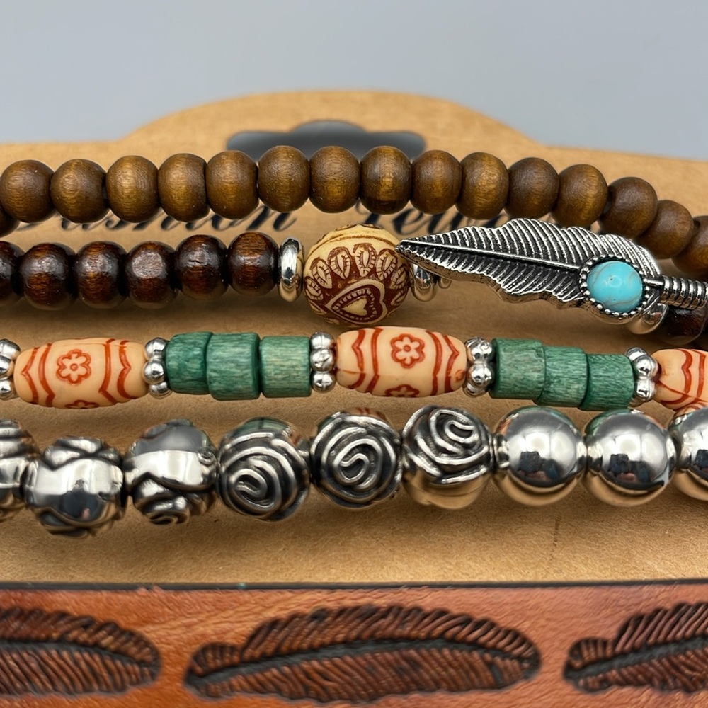 Bohemian Multi-Layer Bracelet Set - Picture 4 of 4